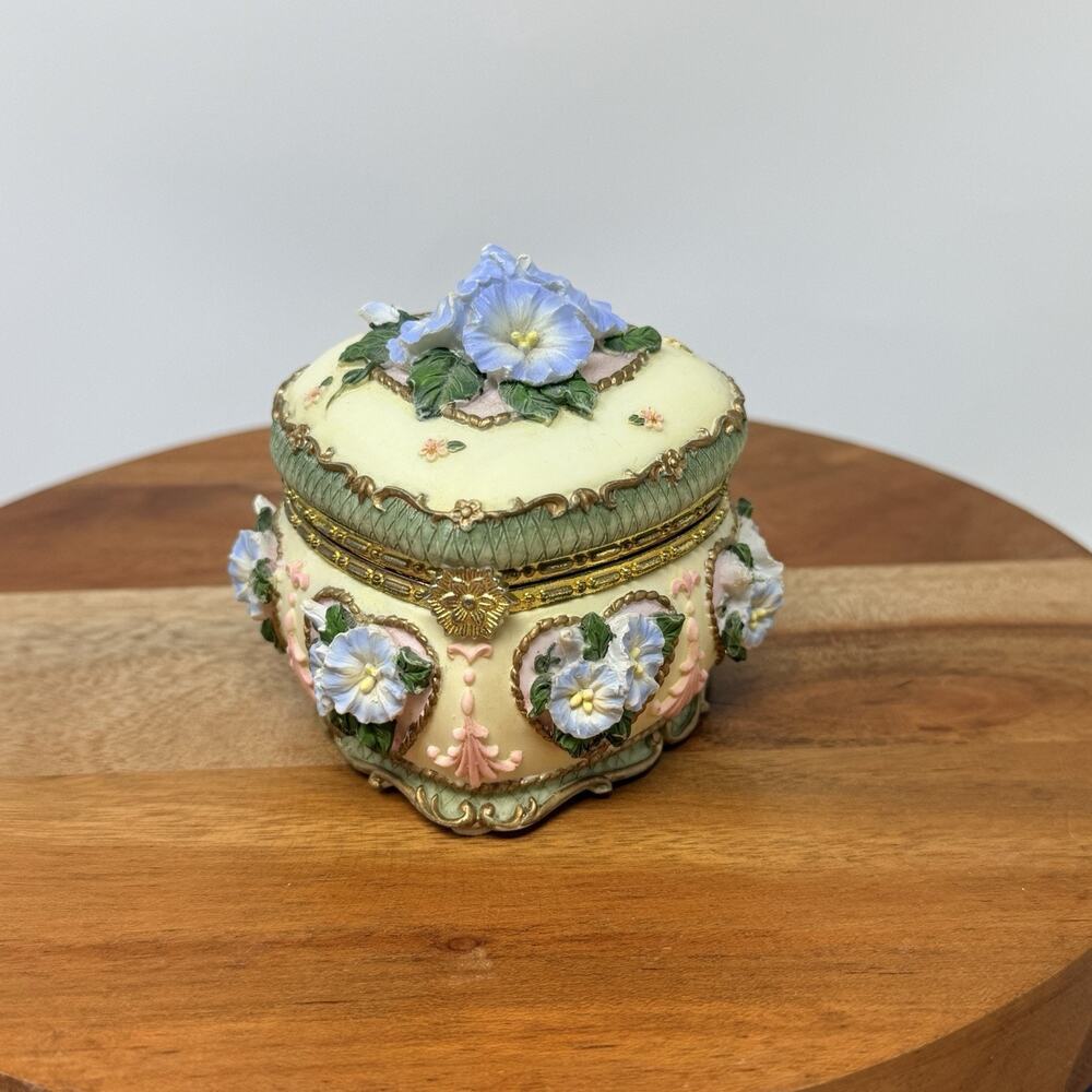 Heritage House Garden Serenade Heart Keepsake Box Collector Edition